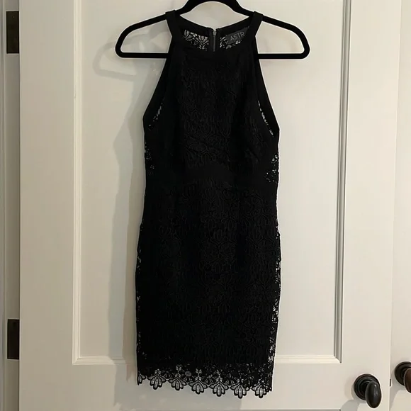 astr black lace dress Klarissa Dress